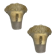 2 appliques en verre de murano, années 1980