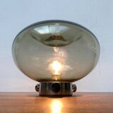 Lampe de Table en Verre Bulbe Espace Années 1960 Milieu du Siècle