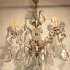 Old baroque chandelier with tassels