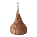 Wicker lampshade