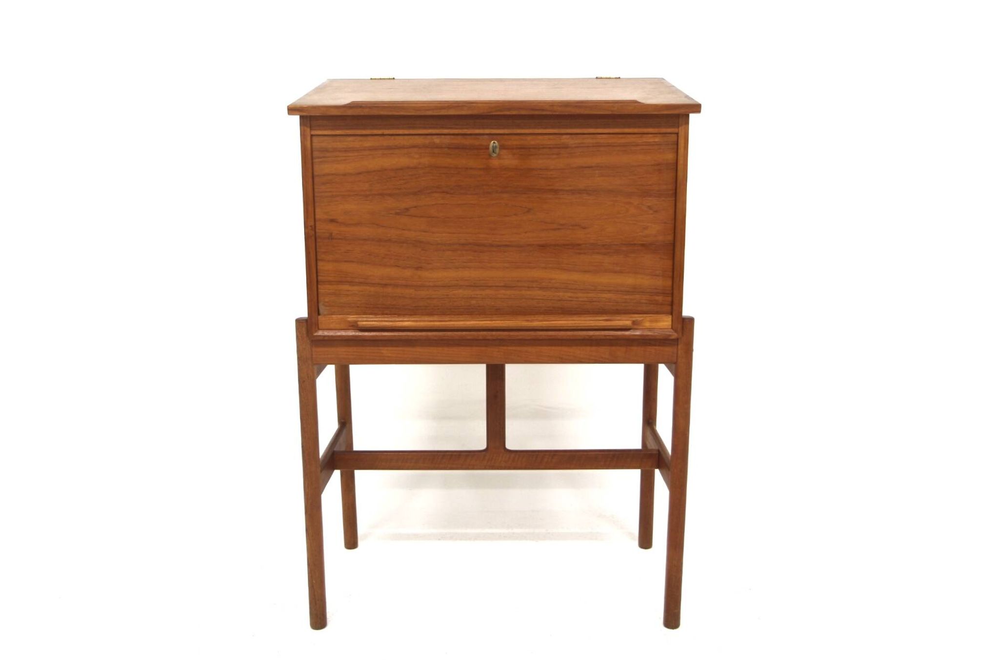 Scandinavian teak secretary "Model 67", Arne Wahl Iversen, Vinde Møbelfabrik, Denmark, 1950