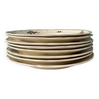 Series of 8 Villeroy & Boch “Vieux Strasbourg” dinner plates