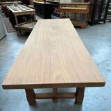 Solid mahogany farm table