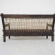Solid oak and rope sofa, Netherlands 1960's