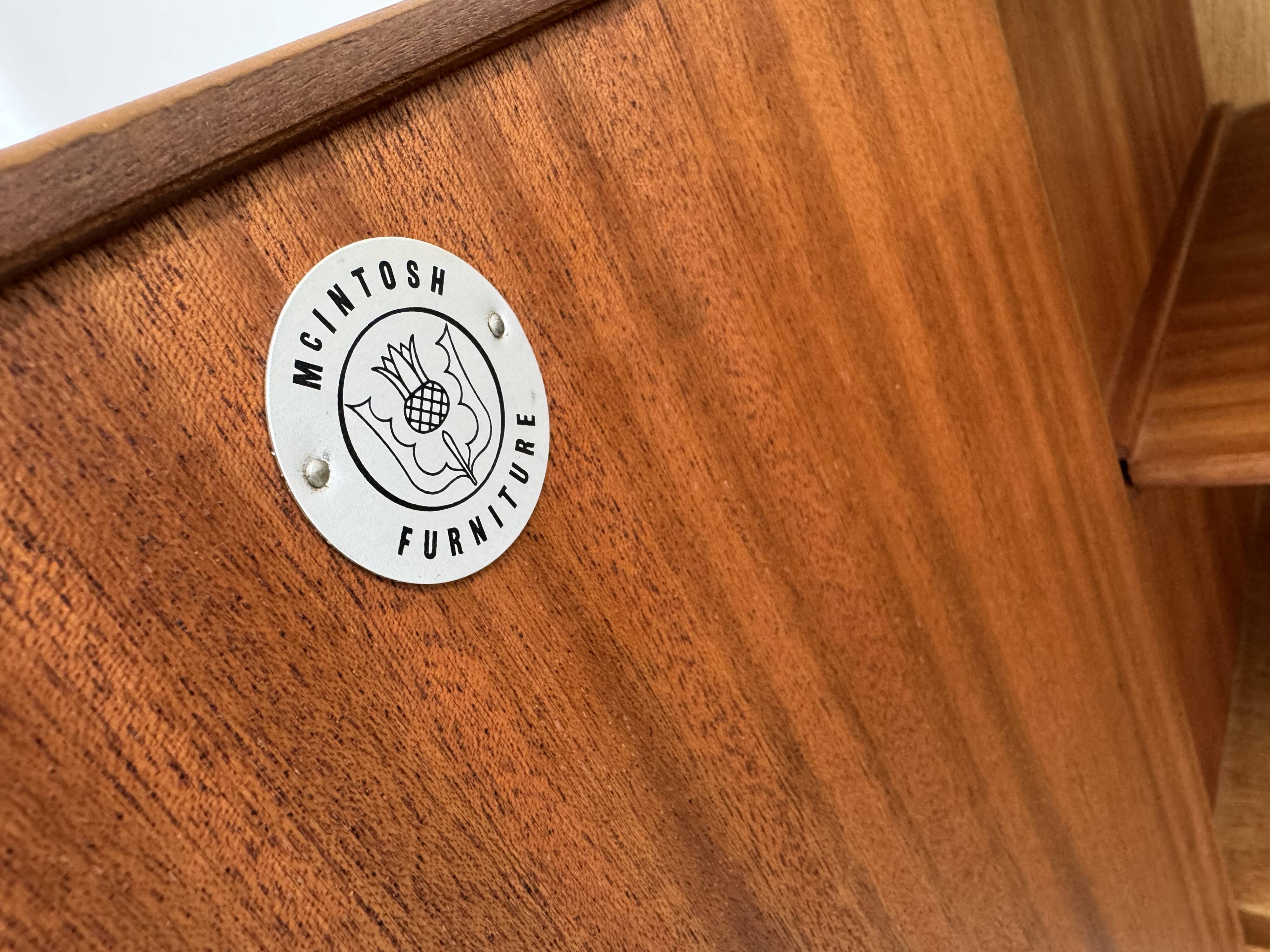 Vintage McIntosh sideboard designed by T. Robertson from the 1960s.