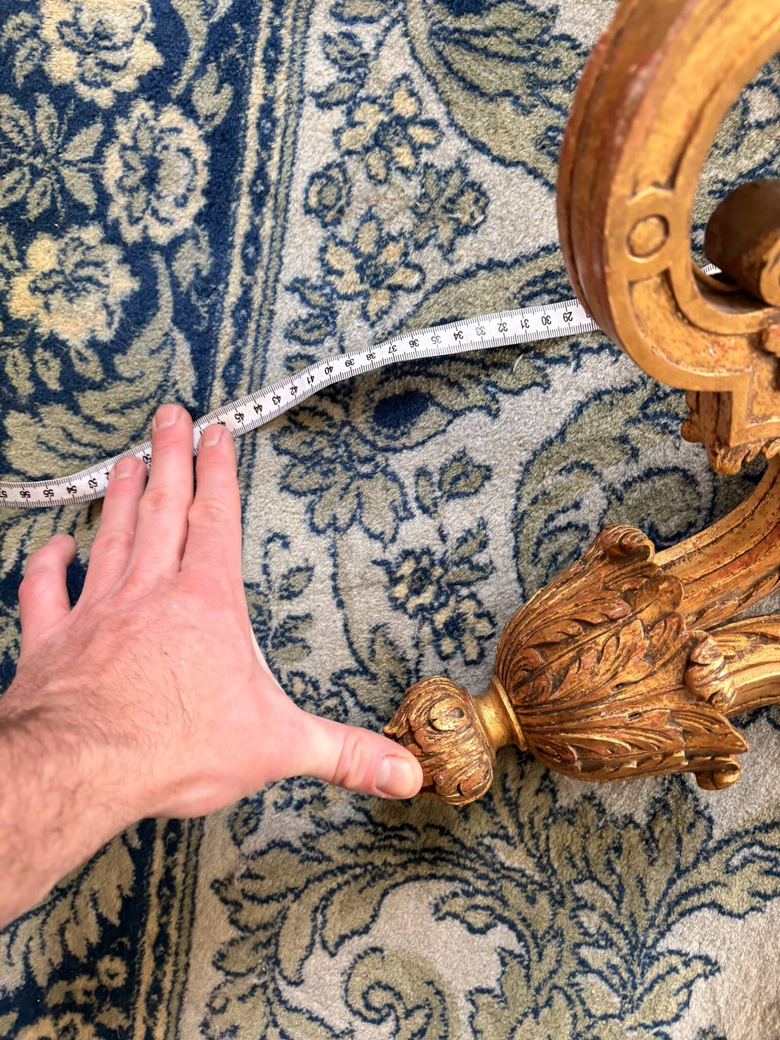 Antique Louis XIV Wall Light 19th Century Napoleon III Gilded Wood Gold Leaf