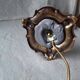 Bronze bedside table lamp 20th empire style