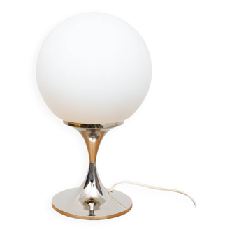 Large Space age globe lamp by Solken Leuchten 1970,