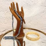 Baguier main soliflore marron