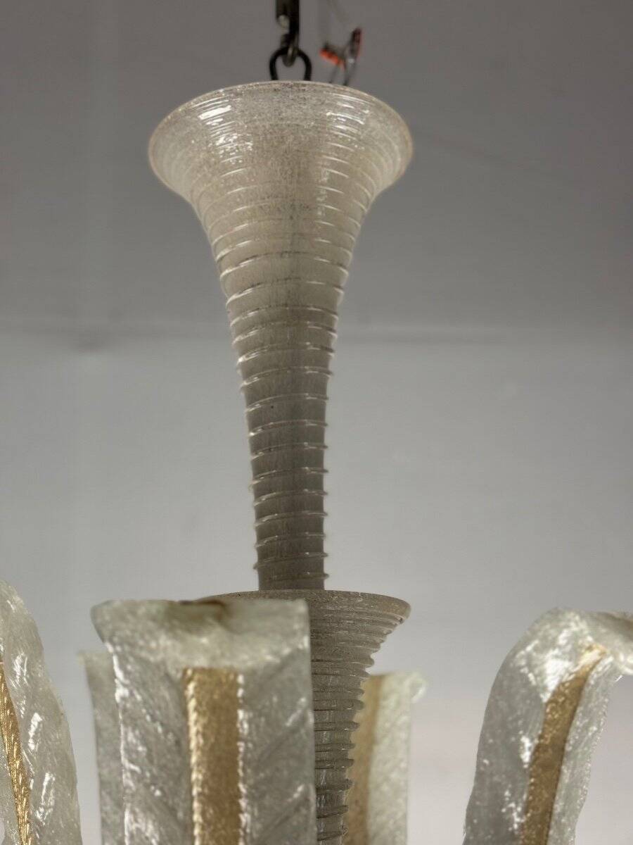 Venetian Murano Glass Chandelier by Barovier Circa 1940