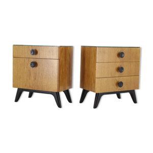Paire de tables de chevet,