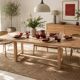 Table en chene massif avec rallonges