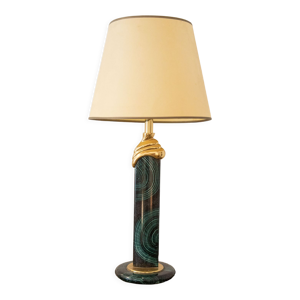 lampe métal malachite