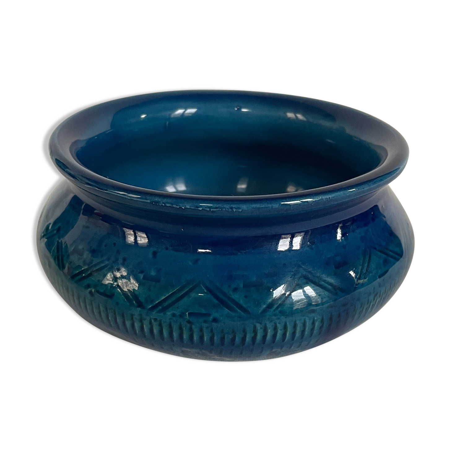 Cache pot en céramique par Aldo Londi pour Bitossi ceramiche, vintage