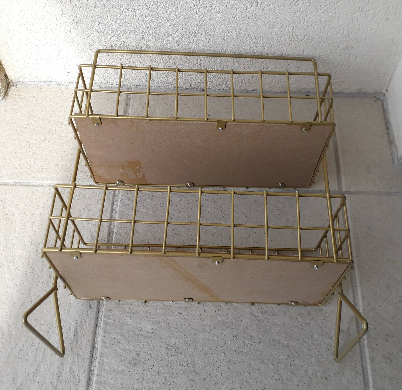 Panier de rangement en métal