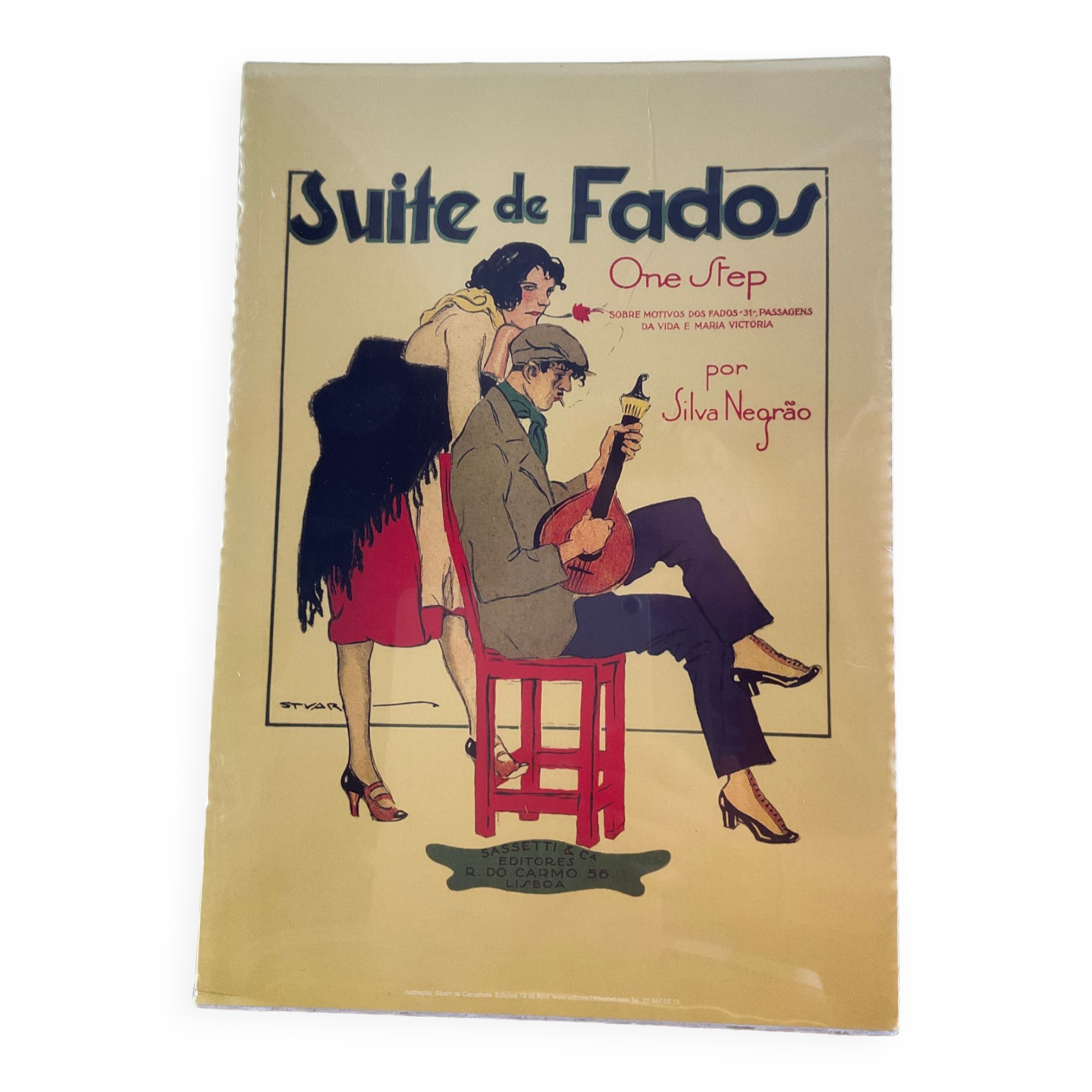 Old style poster, fado suite, Portugal