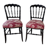 Paire de chaises Napoléon