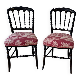 Pair of Napoleon chairs
