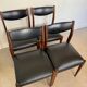 Lot de 4 chaises vintage scandinaves