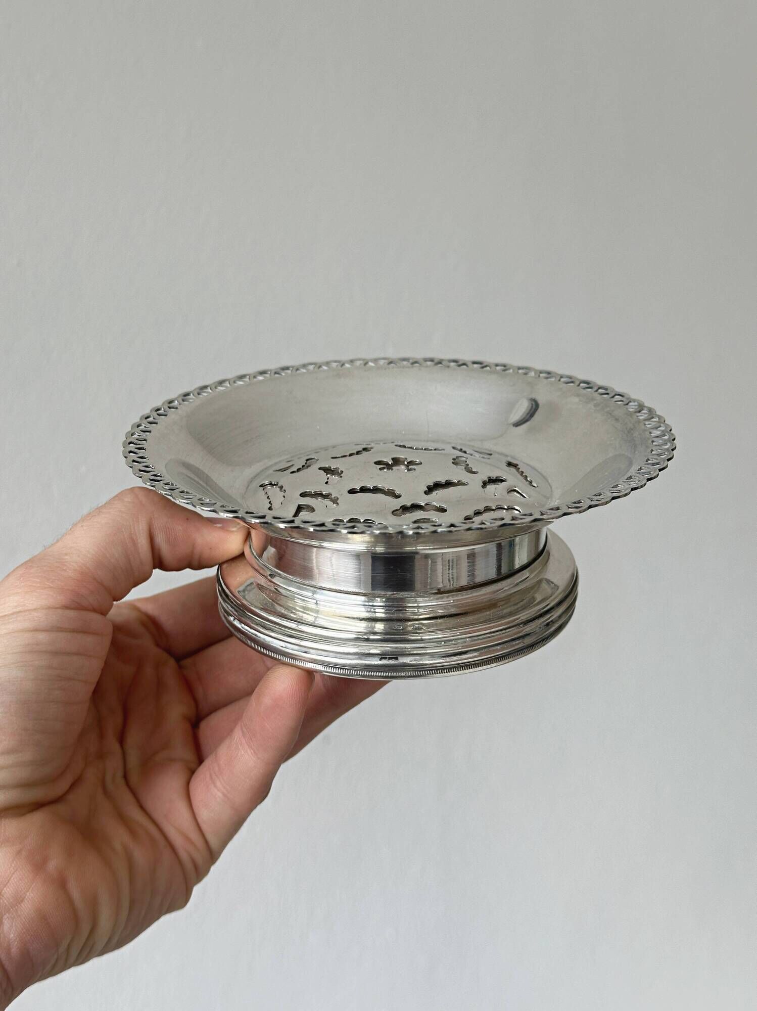 Silver-plated COQUILLOR butter dish