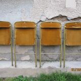 Lot of 4 folding chairs