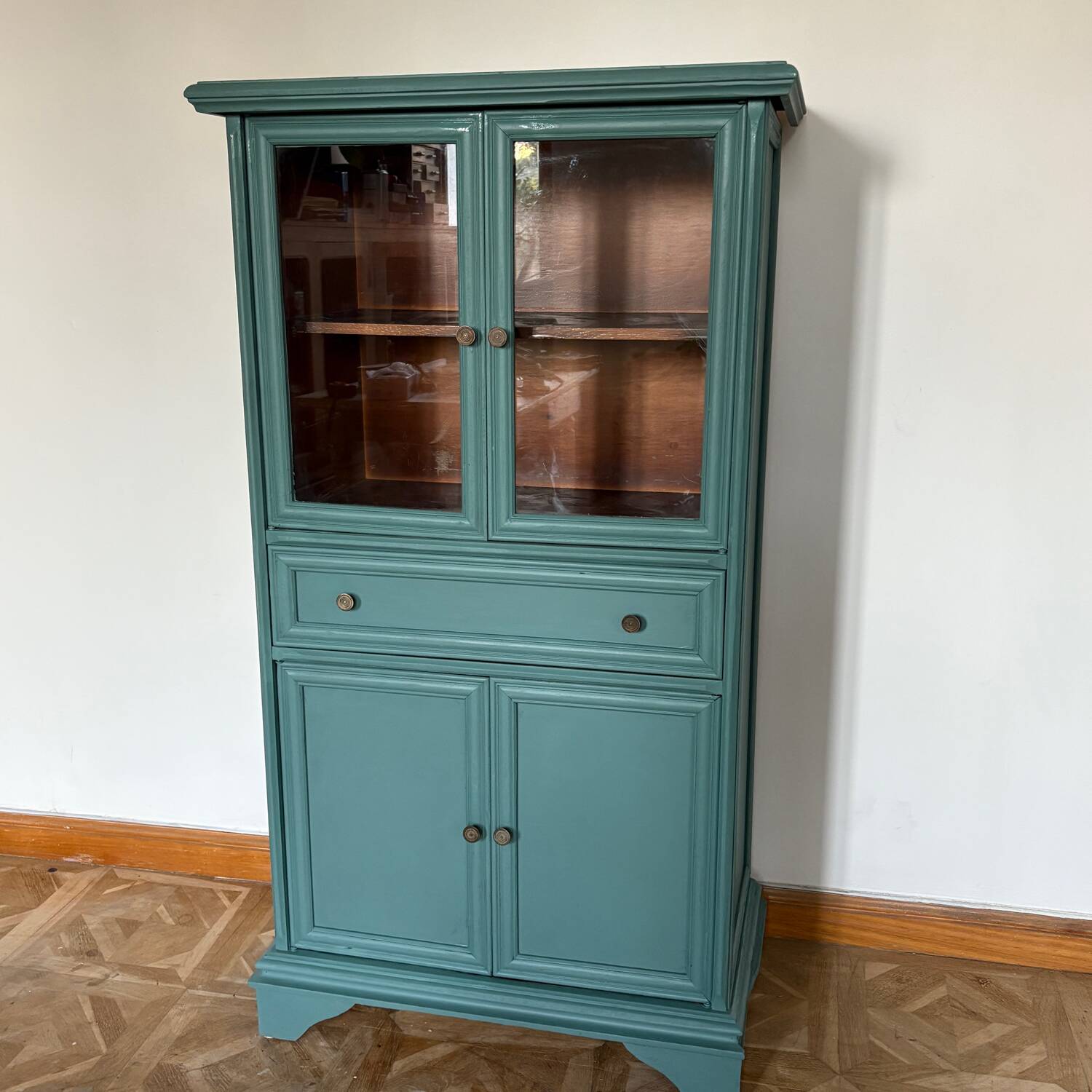 Small organic green sideboard