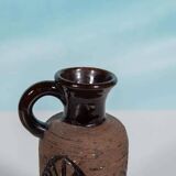 Ceramic vase with vintage design from Laholm, Sweden, 1960s vase.