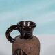 Vase en céramique au design vintage Laholm Suède, vase années soixante