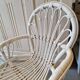 Set of 2 rattan children's chairs