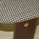Wood and tweed chairs by Acerbis International, Italy, 1980s, set of 4.