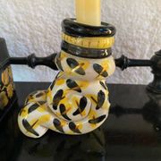Vintage Handmade Candlestick Duo
