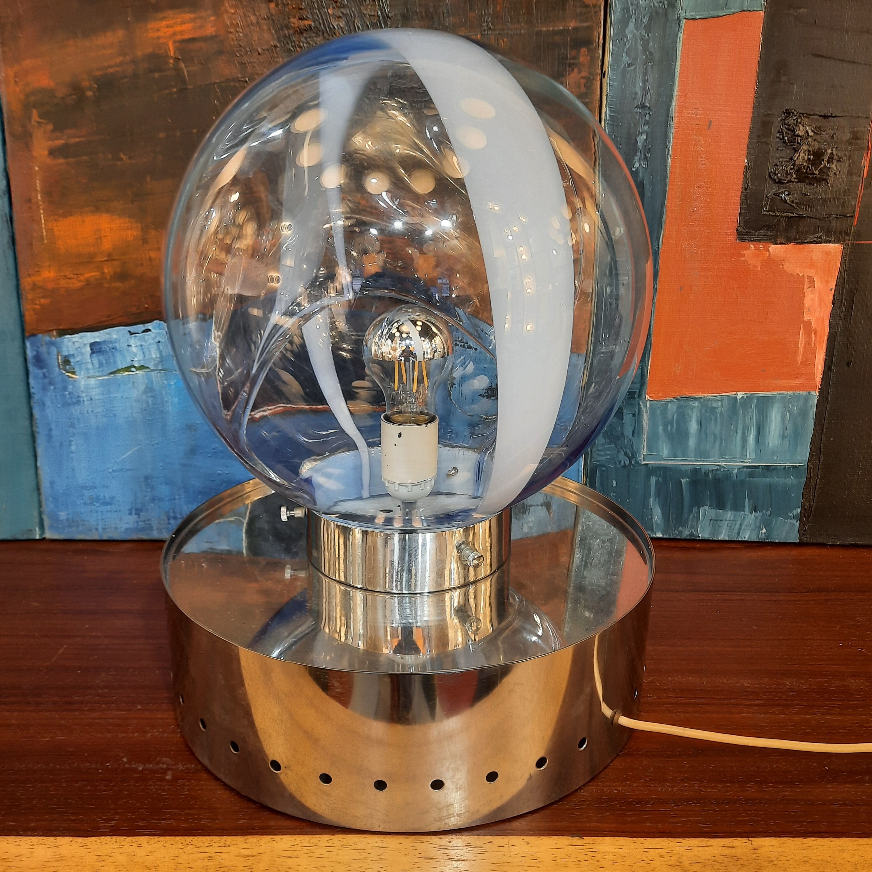 Table lamp "Membrane" by Toni Zuccheri, Venini, 1960