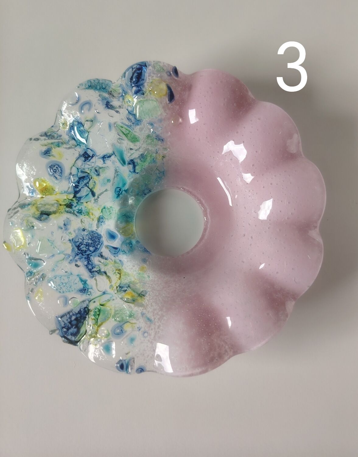 Murano flower wall light