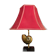 Shell lamp with gilded brass