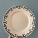 Set of 7 plates Terre de Fer XIXth mismatched