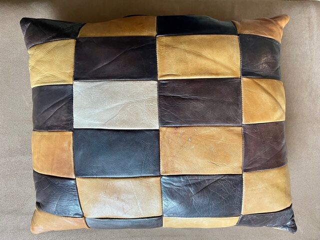 Leather cushion 1960/1970