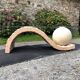 80s design coffee table. made of Mactan travertine stones from Magnussen ponte.