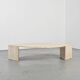 Large travertine coffee table, Italy circa 1970
