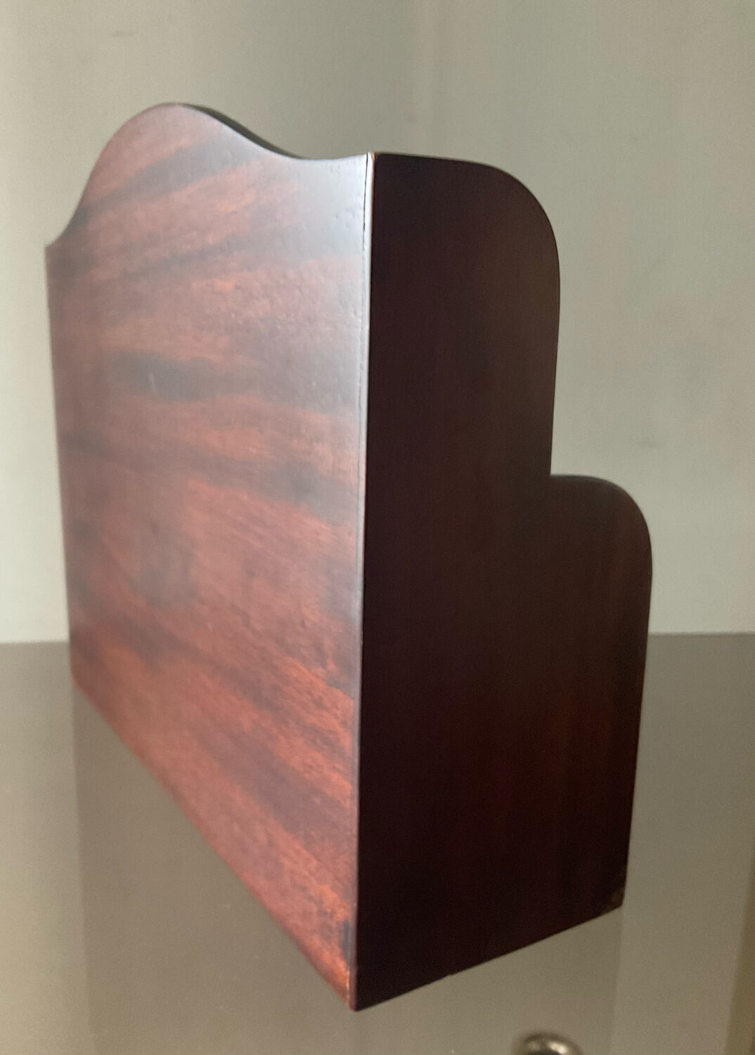 Vintage wooden sorter mail rack 70s