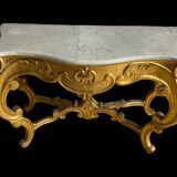 Louis xv 19's style gilded console