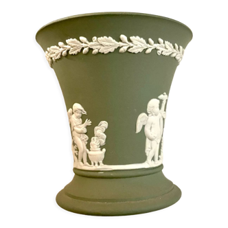 Wedgewood pot green celadon
