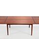 Vintage teak rectangular extendable dining table