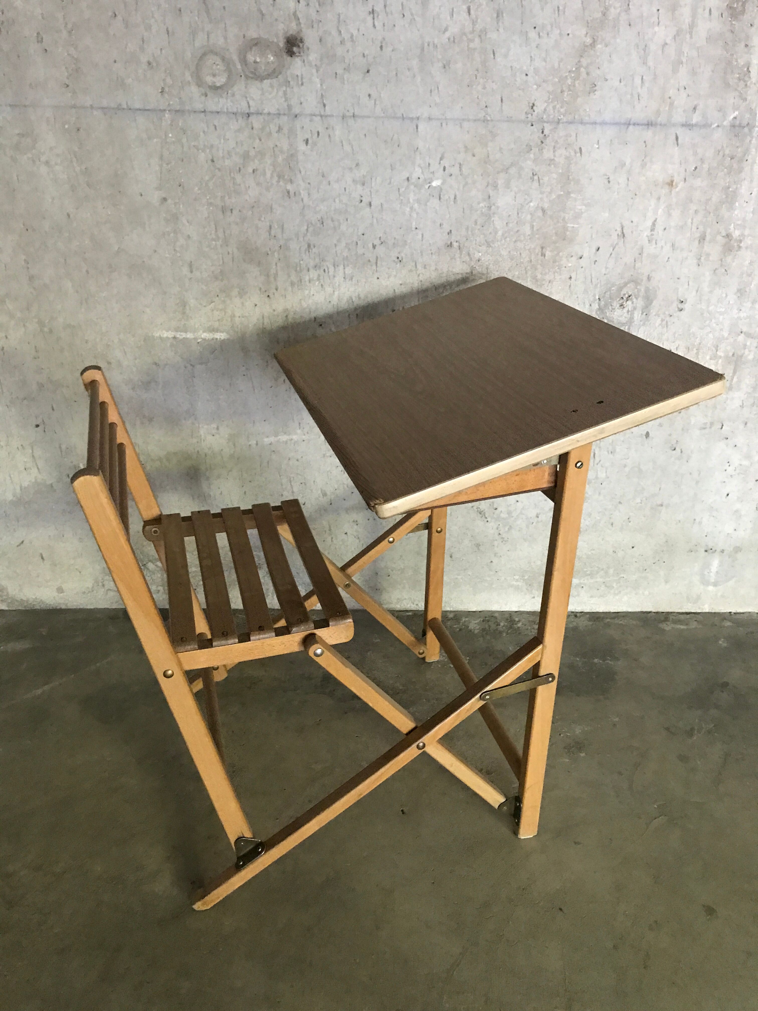 Bureau écolier pliable