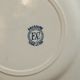 Set of 6 dessert plates earth of iron earth old Salins model Saussure EC
