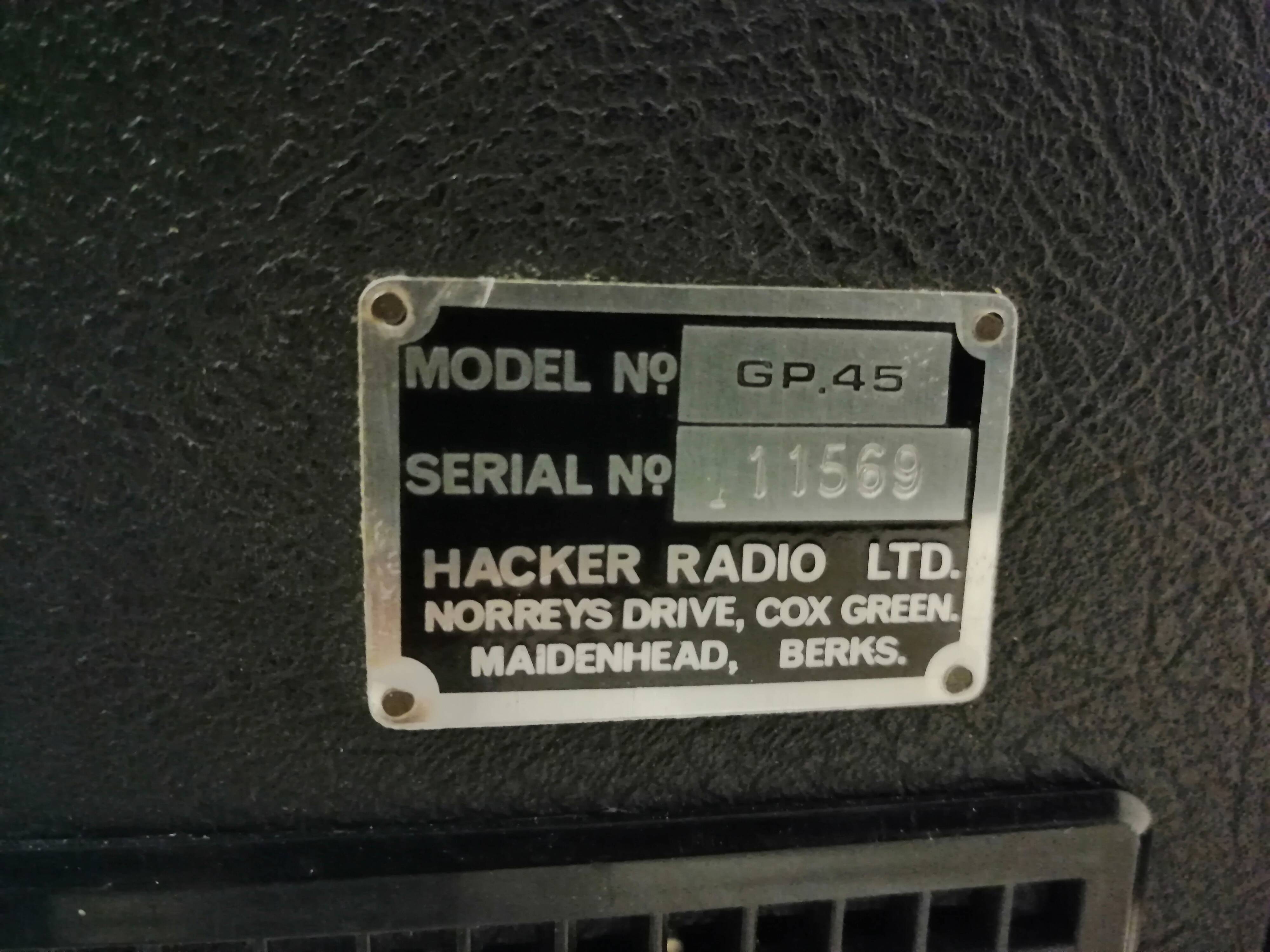 Grenadier hi-fi furniture with Garrard Platinum