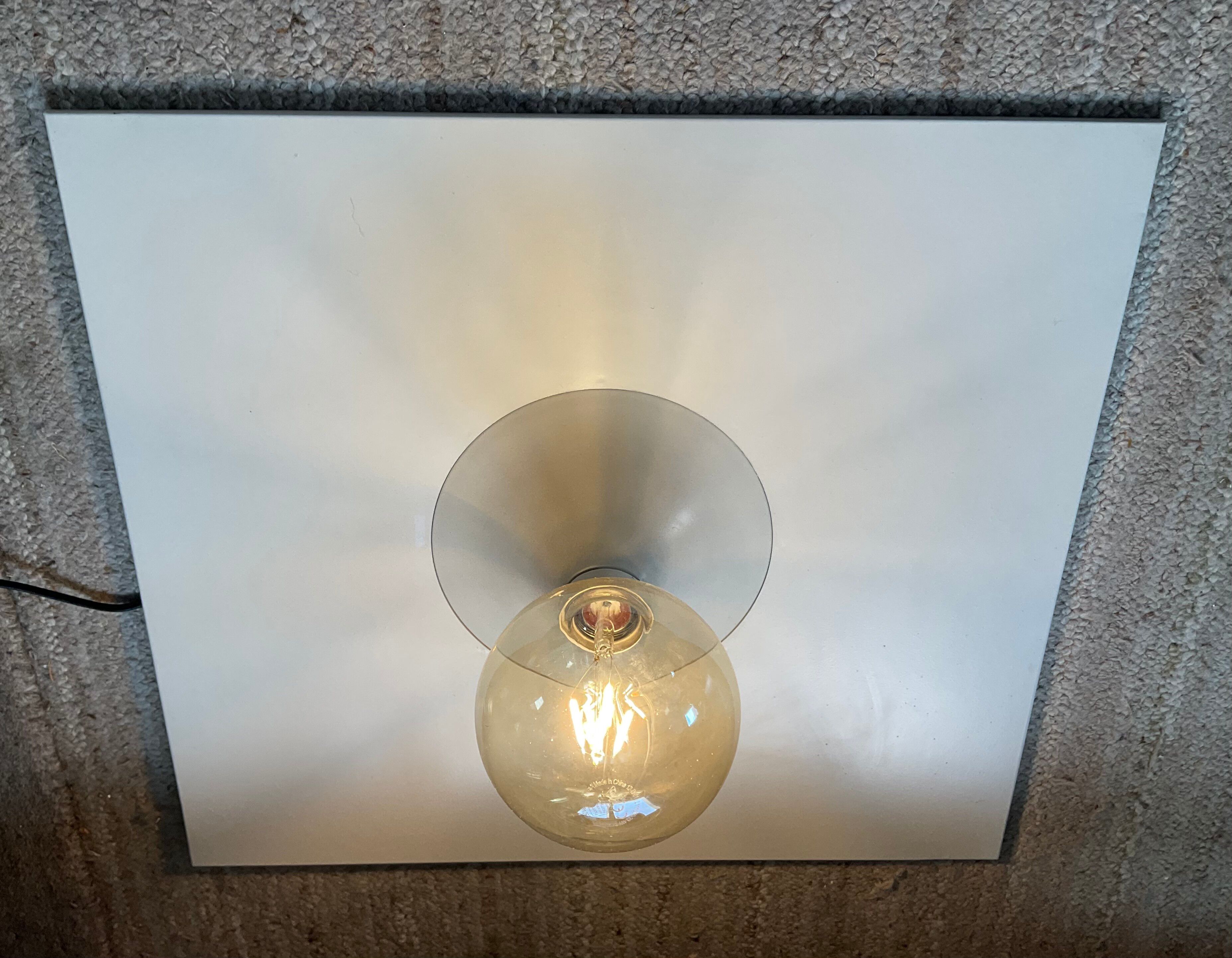 Space Age metal wall or ceiling light