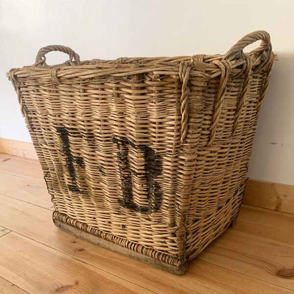 Panière vintage en osier