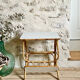 Rattan side table