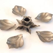 Flower candle holder/ashtray by S. Agudo