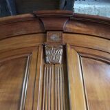 Cherry cabinet with columns